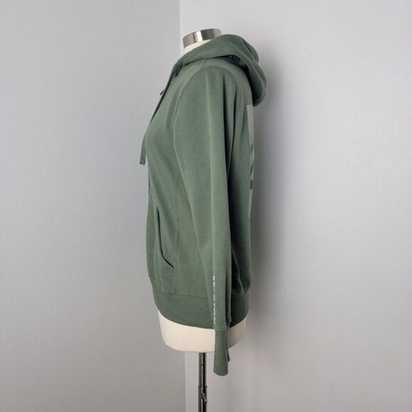 Peloton Green Ultimate Fleece Zip-Up Hooded Sweatshirt With Pockets Size Medium - Picture 10 of 13